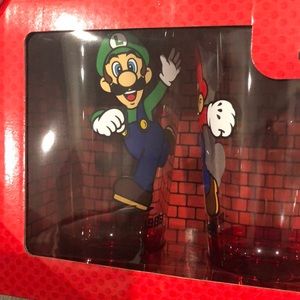 Super Mario glass set of 4